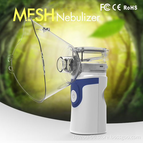 fast delivery portable mesh nebulizer 2 size mask and mouthpiece machine for home-using